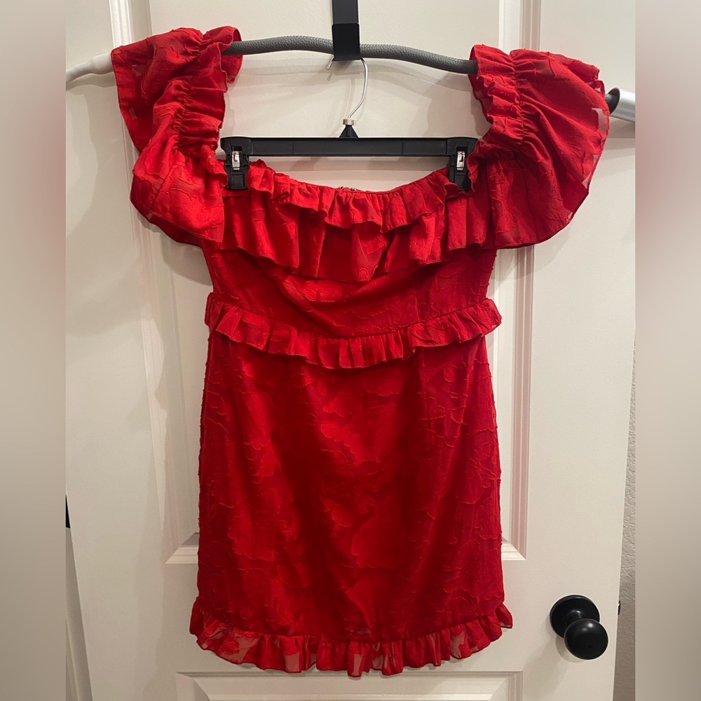 Show Po Red Mini Dress